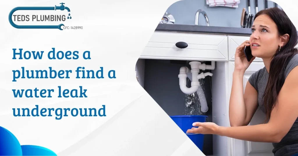 How to tell if you have a water leak underground